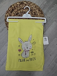 ⭐️Bibaby Tavşan Figürlü Pamuklu Battaniye