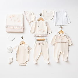 FLOWERS 10'LU HASTANE ÇIKIŞ SET