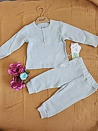 ☘️Biorganic Waffle Kumaş 2'Li Takım