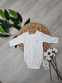 ☘️Biorganik Uzun Kol Zıbın Body