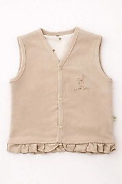 🌿ÇİFT KAT İÇ-DIŞ PENYE KIZ YELEK