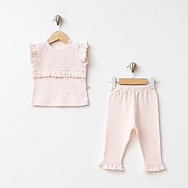 ORGANİK AJURLU KUMAŞ İKİLİ TAKIM