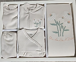 ⭐️Çiçek Desenli 10’lu Hastane çıkış Seti