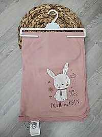 ⭐️Bibaby Tavşan Figürlü Pamuklu Battaniye
