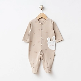 🌿ORGANİK TULUM CUTE BEAR DESEN